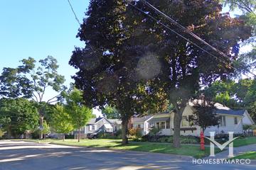 Washington Heights subdivision in Elgin, IL
