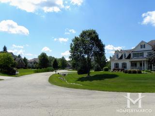 Westwoods subdivision in St. Charles, IL