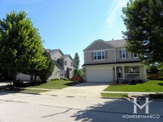 Moraine Woods subdivision in Streamwood, IL