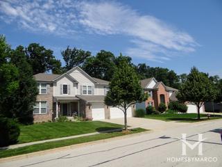 Buckingham Woods subdivision in Streamwood, IL