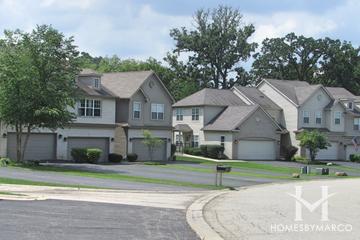Cobblestone Woods subdivision in Crystal Lake, IL