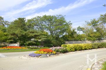 Deer Run subdivision in Deerfield, IL