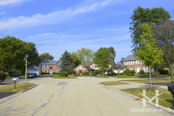 Deer Run subdivision in Deerfield, IL