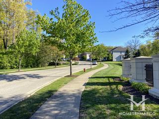 Regency Oaks subdivision in Bartlett, IL