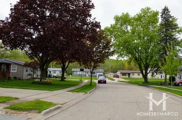 Larkdale subdivision in Wauconda, IL