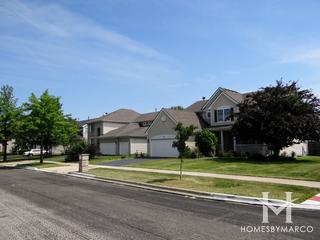 Willow Pond subdivision in Streamwood, IL