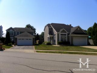 Cross Creek subdivision in Streamwood, IL