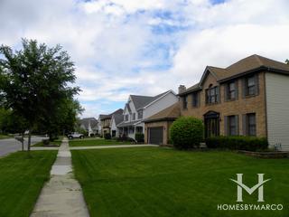 Asbury Fields subdivision in Algonquin, IL
