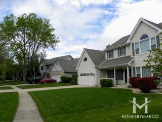 Asbury Fields subdivision in Algonquin, IL
