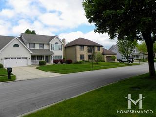 Asbury Fields subdivision in Algonquin, IL