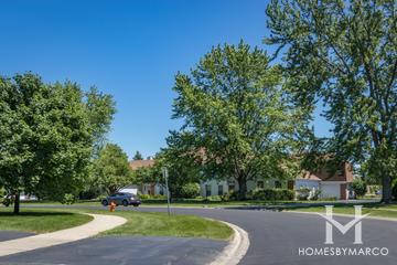Willowbend subdivision in Naperville, IL