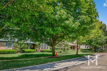 Charles Place subdivision in Naperville, IL