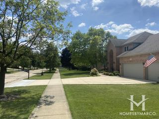 Hobson Villas subdivision in Naperville, IL