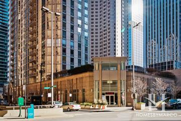 Park Millennium Condos building in the Loop neighborhood of Chicago, IL