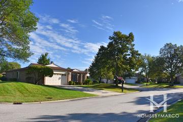 Villas North subdivision in Northbrook, IL