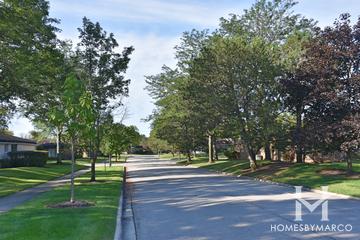 Villas North subdivision in Northbrook, IL