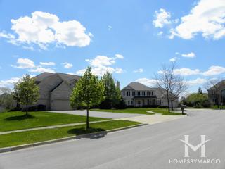 Coves subdivision in Algonquin, IL