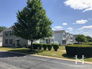 Hometown subdivision in Oswego, IL