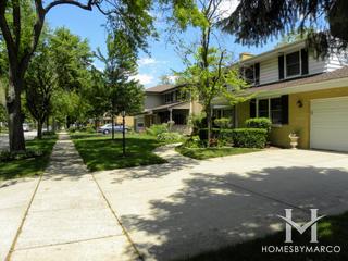 Elm Estates subdivision in Elmhurst, IL