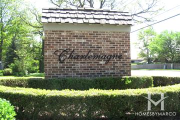 Charlemagne subdivision in Northbrook, IL