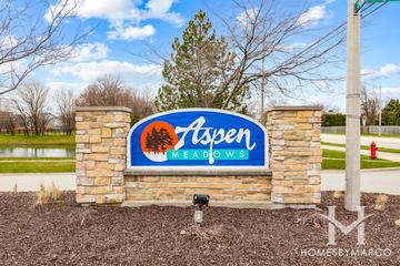 Aspen Meadows subdivision in Plainfield, IL