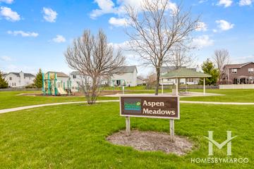 Aspen Meadows subdivision in Plainfield, IL