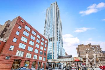 Silver Tower building in the River North neighborhood of Chicago, IL