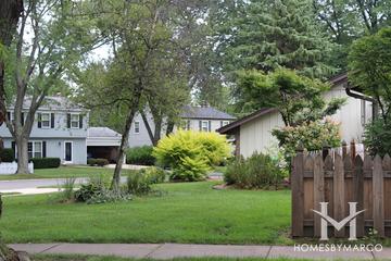 Briarcliffe subdivision in Wheaton, IL