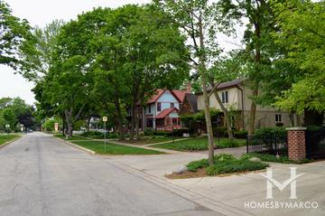 Wesley Square subdivision in Wheaton, IL