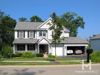 Saddlewood subdivision in Wauconda, IL
