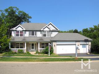 Saddlewood subdivision in Wauconda, IL