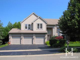 Saddlewood subdivision in Wauconda, IL