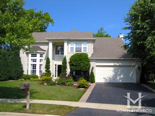 Saddlewood subdivision in Wauconda, IL