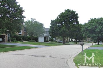 Foxcroft subdivision in Cary, IL