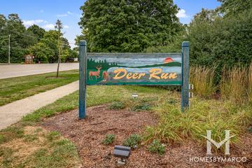 Deer Run subdivision in Palatine, IL