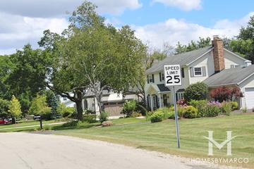 Arrowhead subdivision in Wheaton, IL