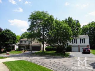 Shining Waters subdivision in Carol Stream, IL