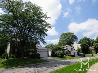 Shining Waters subdivision in Carol Stream, IL