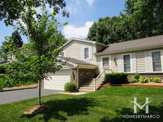 Shining Waters subdivision in Carol Stream, IL