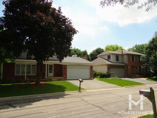 Shining Waters subdivision in Carol Stream, IL