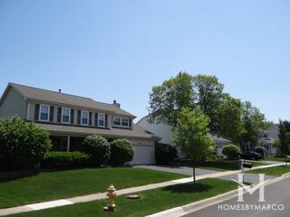 Cambridge Pointe subdivision in Carol Stream, IL