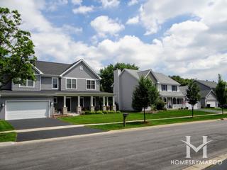 Rolling Oaks subdivision in Carol Stream, IL