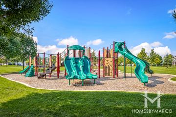 Summerfield subdivision in Minooka, IL