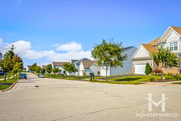 Summerfield subdivision in Minooka, IL