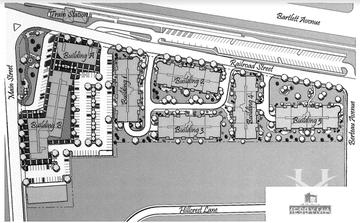 Bartlett Town Center building in Bartlett, IL