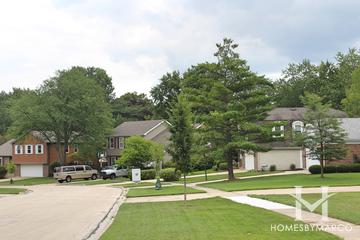 Scottdale subdivision in Wheaton, IL