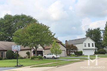 Scottdale subdivision in Wheaton, IL
