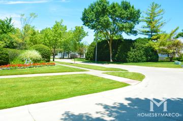 Red Oak Manor subdivision in Highland Park, IL