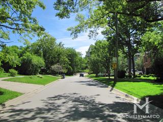 East Highland Park subdivision in Highland Park, IL
