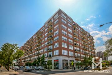 SkyTech Lofts building in the West Loop neighborhood of Chicago, IL